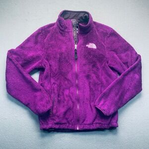 The North Face Purple Fleece Jacket Full Zip Womens Size S P